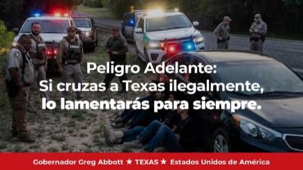 “Mi trabajo es detener la inmigración en Texas”, dice Abbott al mostrar campaña que usaría para disuadir a los migrantes