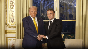 Macron da la bienvenida a Trump antes de la reapertura de Notre Dame