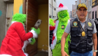 Un policía disfrazado de “Grinch” desbarata una banda que vendía drogas en Perú