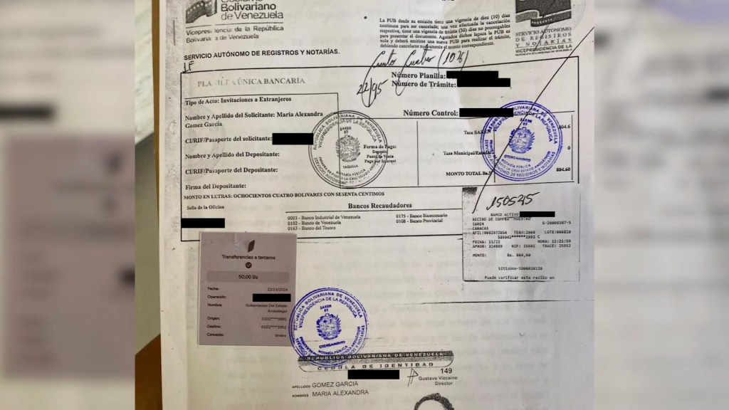 Estos son los detalles de la carta de invitación del gendarme argentino Nahuel Gallo detenido en Venezuela