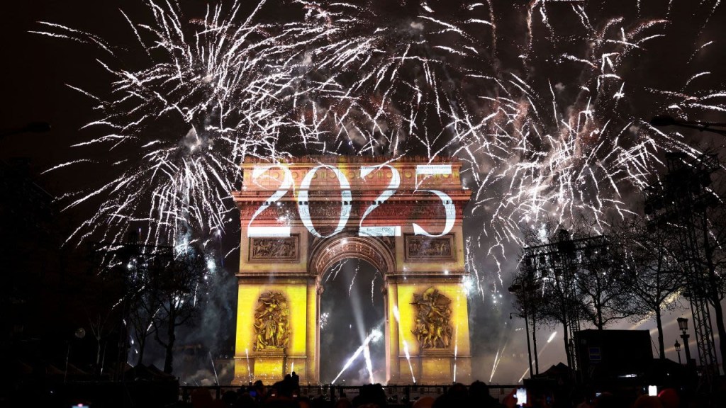 Así celebraron la llegada del 2025 alrededor del mundo