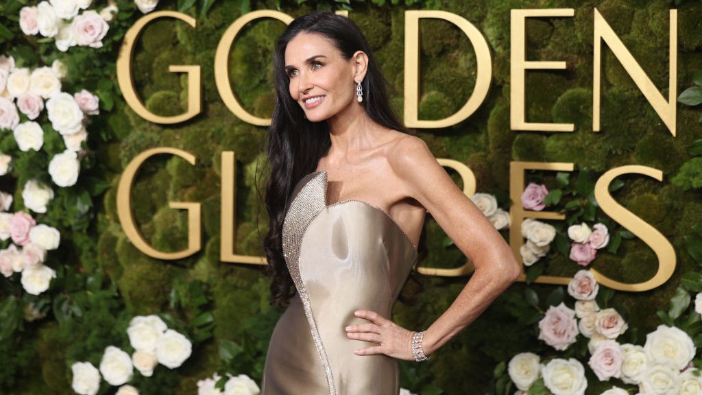 Primera vez que gano algo como actriz: Demi Moore tras ganar Globo de Oro