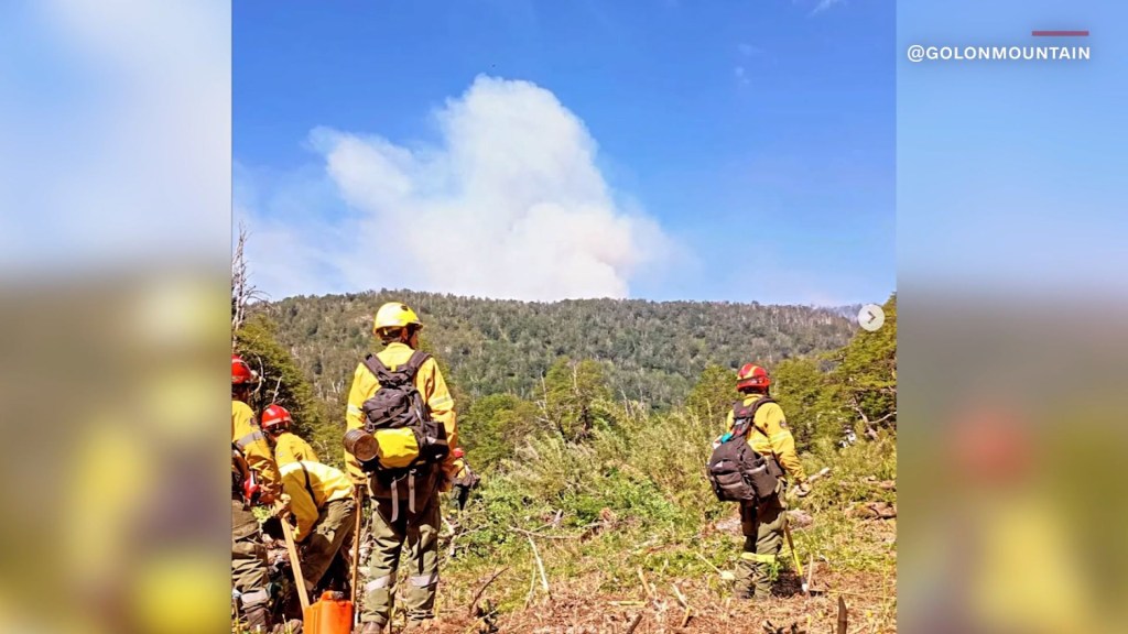 Incendios y advertencias por calor extremo en Argentina