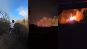 Videos muestran potencialmente inicio de dos incendios forestales de Los Ángeles